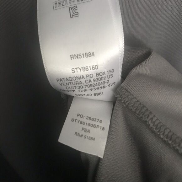 Patagonia Shirt Mens XXL Gray Hooded Long Sleeve Base Layer Hiking UPF 50 Surf - Picture 4 of 11